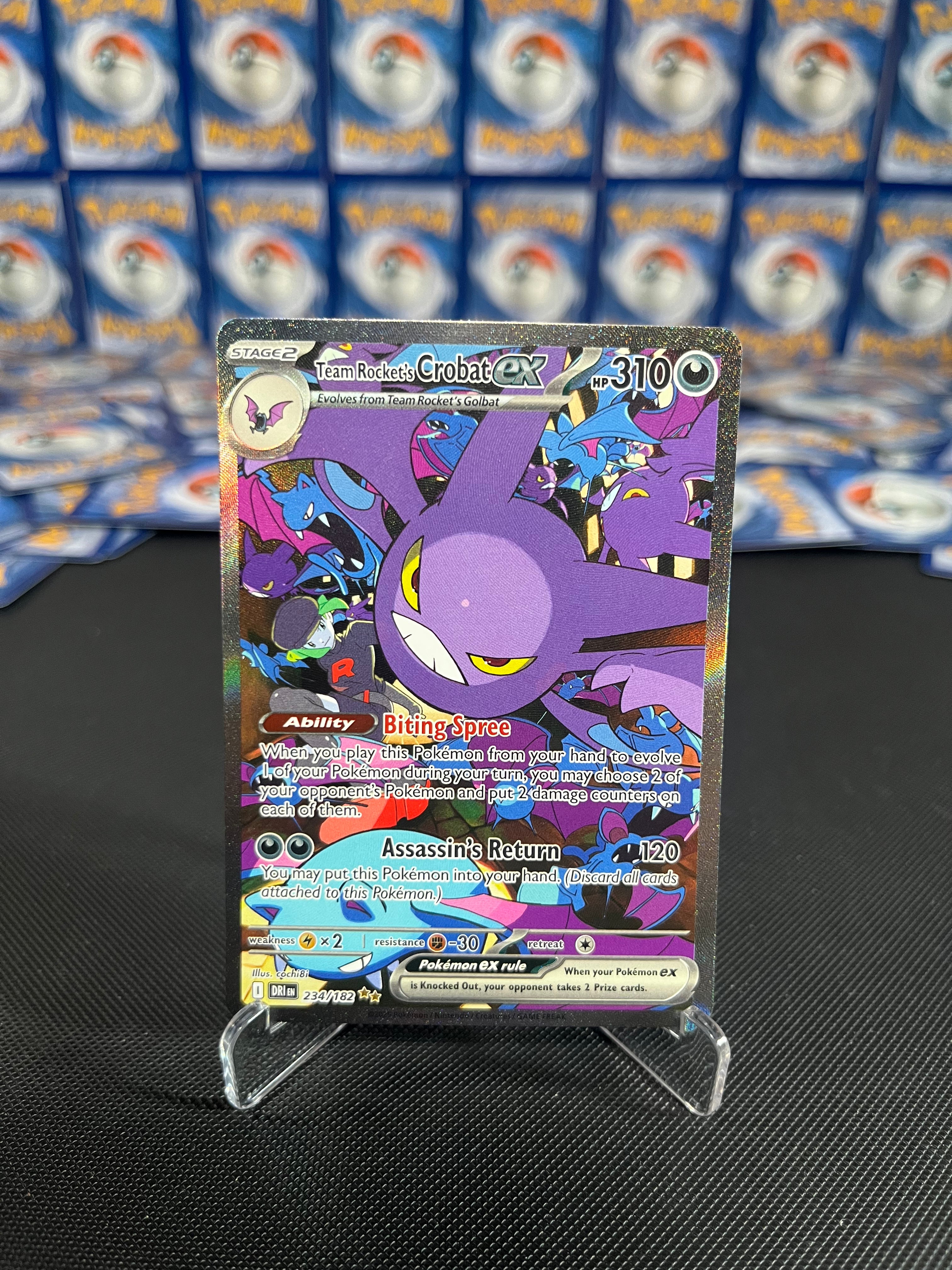 Team Rocket's Crobat Ex #234