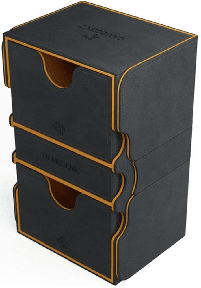 Gamegenic - Stronghold 200+ XL Black (Exclusive Edition) Accesorio para juego de cartas DECKMEX 