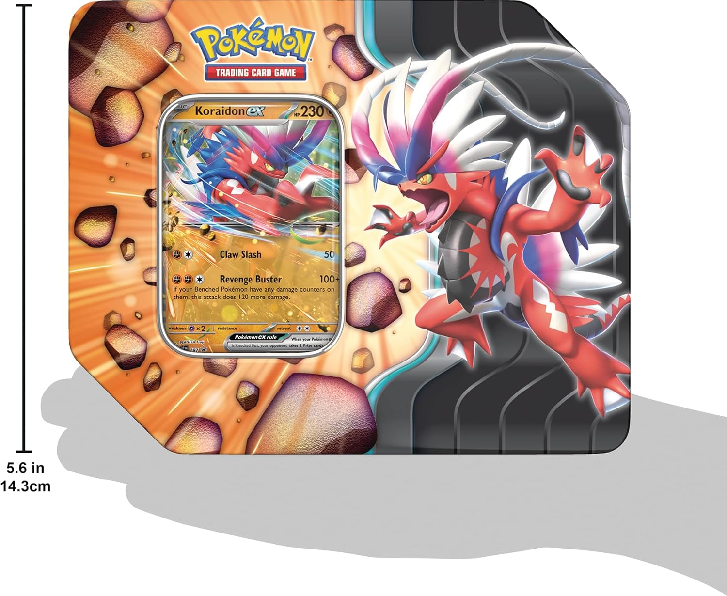 Pokémon TCG: Slashing Legends Tin - Koraidon ex